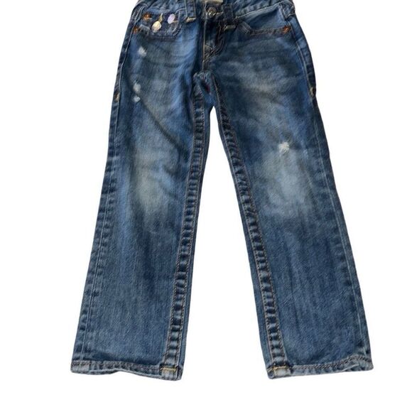 Girls True Religion Geno Relaxed Slim Size 5 Jeans - Picture 5 of 5